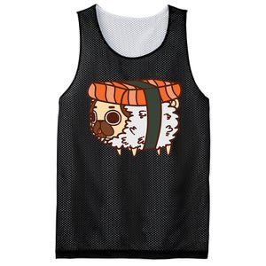 Funny Puglie Sushi Pug Love Sushi Birthday Gift Mesh Reversible Basketball Jersey Tank