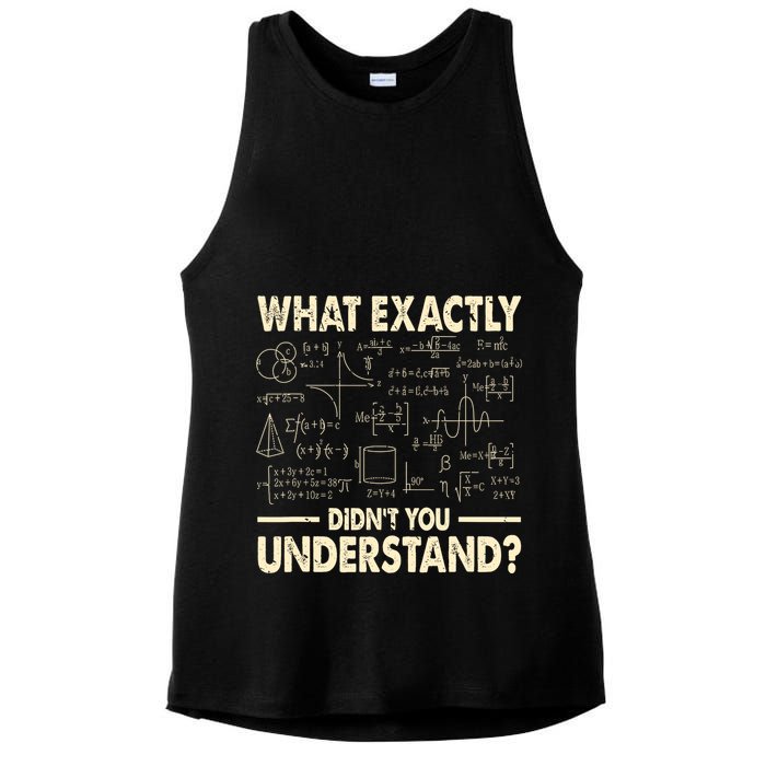 Funny Physicist Scienctist Nerd Geek Gift Physics Ladies PosiCharge Tri-Blend Wicking Tank
