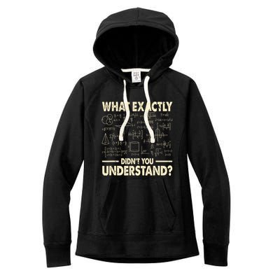 Funny Physicist Scienctist Nerd Geek Gift Physics Women's Fleece Hoodie