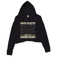 Funny Physicist Scienctist Nerd Geek Gift Physics Crop Fleece Hoodie