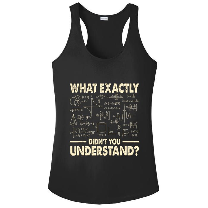 Funny Physicist Scienctist Nerd Geek Gift Physics Ladies PosiCharge Competitor Racerback Tank