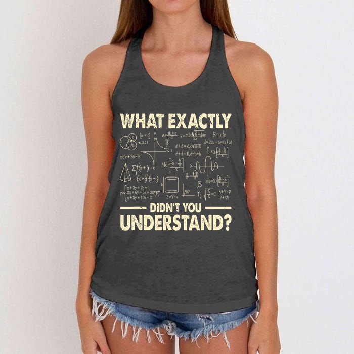 Funny Physicist Scienctist Nerd Geek Gift Physics Women's Knotted Racerback Tank