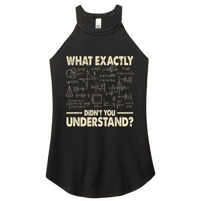 Funny Physicist Scienctist Nerd Geek Gift Physics Women's Perfect Tri Rocker Tank