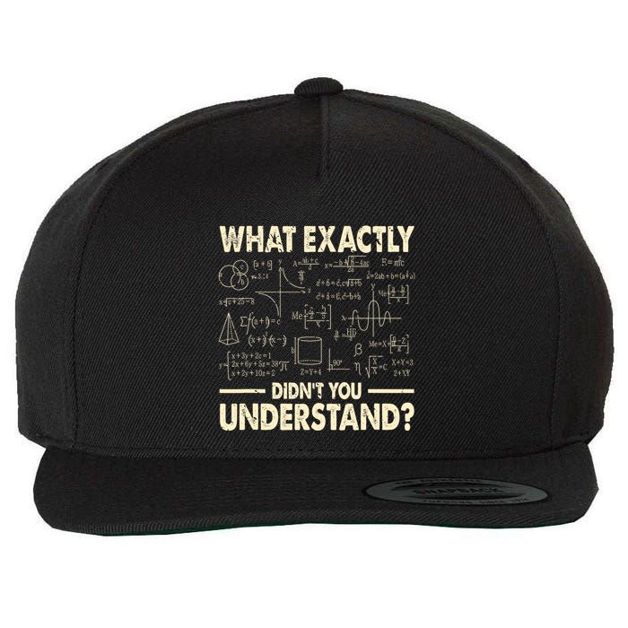 Funny Physicist Scienctist Nerd Geek Gift Physics Wool Snapback Cap
