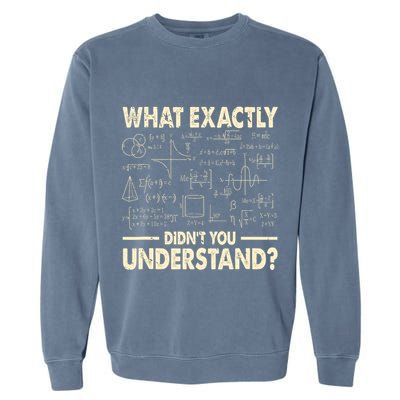 Funny Physicist Scienctist Nerd Geek Gift Physics Garment-Dyed Sweatshirt