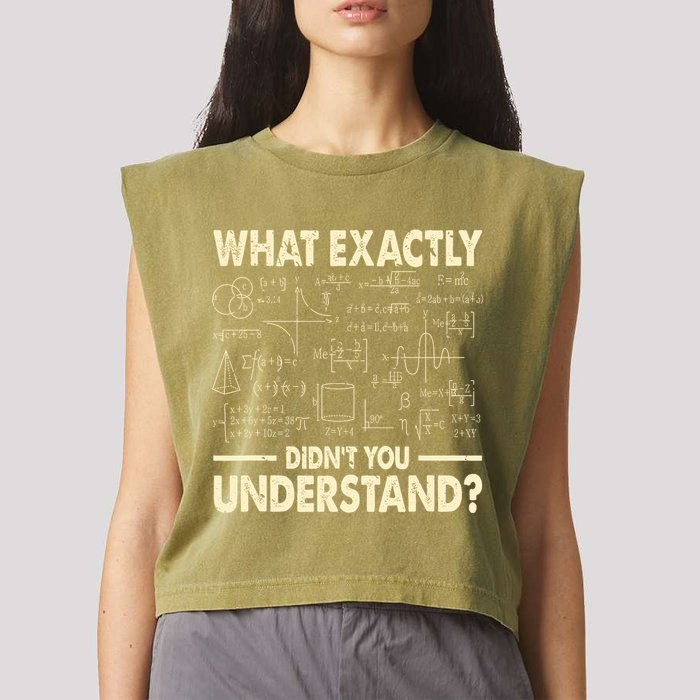 Funny Physicist Scienctist Nerd Geek Gift Physics Garment-Dyed Women's Muscle Tee
