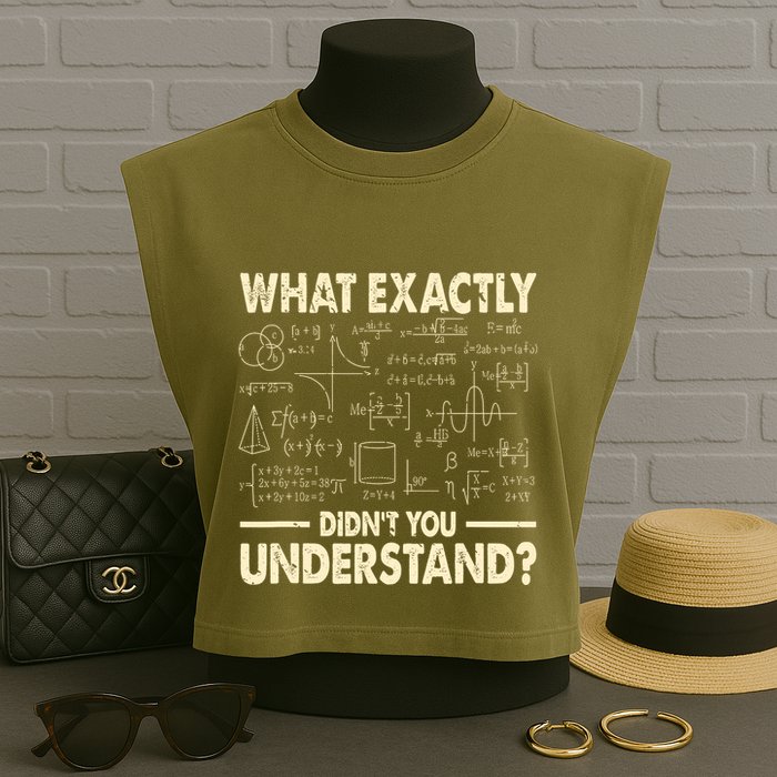 Funny Physicist Scienctist Nerd Geek Gift Physics Garment-Dyed Women's Muscle Tee