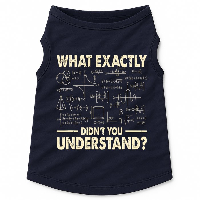 Funny Physicist Scienctist Nerd Geek Gift Physics Doggie Tank