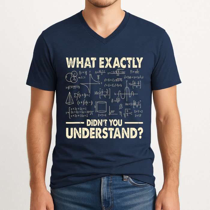Funny Physicist Scienctist Nerd Geek Gift Physics V-Neck T-Shirt
