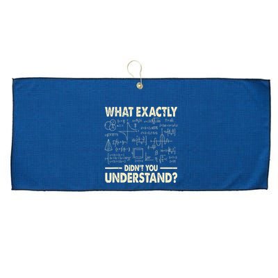 Funny Physicist Scienctist Nerd Geek Gift Physics Large Microfiber Waffle Golf Towel