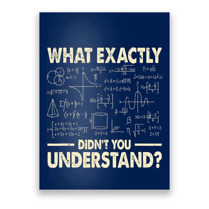 Funny Physicist Scienctist Nerd Geek Gift Physics Poster