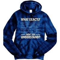 Funny Physicist Scienctist Nerd Geek Gift Physics Tie Dye Hoodie