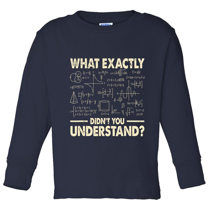 Funny Physicist Scienctist Nerd Geek Gift Physics Toddler Long Sleeve Shirt