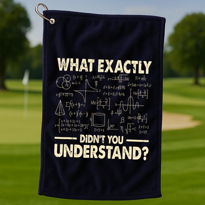 Funny Physicist Scienctist Nerd Geek Gift Physics Golf Towel
