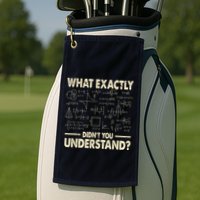 Funny Physicist Scienctist Nerd Geek Gift Physics Golf Towel