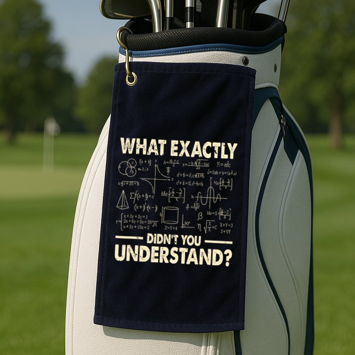 Funny Physicist Scienctist Nerd Geek Gift Physics Golf Towel