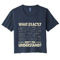 Funny Physicist Scienctist Nerd Geek Gift Physics Crop Top