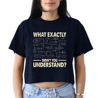 Funny Physicist Scienctist Nerd Geek Gift Physics Crop Top