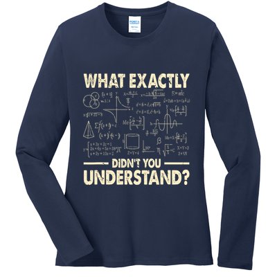Funny Physicist Scienctist Nerd Geek Gift Physics Ladies Long Sleeve Shirt
