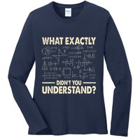 Funny Physicist Scienctist Nerd Geek Gift Physics Ladies Long Sleeve Shirt