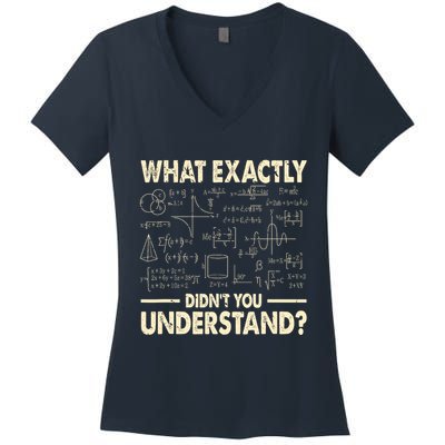 Funny Physicist Scienctist Nerd Geek Gift Physics Women's V-Neck T-Shirt