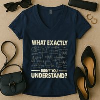 Funny Physicist Scienctist Nerd Geek Gift Physics Women's V-Neck T-Shirt