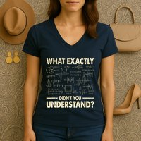 Funny Physicist Scienctist Nerd Geek Gift Physics Women's V-Neck T-Shirt