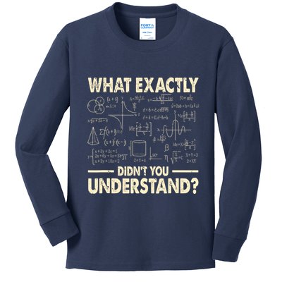 Funny Physicist Scienctist Nerd Geek Gift Physics Kids Long Sleeve Shirt