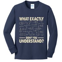 Funny Physicist Scienctist Nerd Geek Gift Physics Kids Long Sleeve Shirt