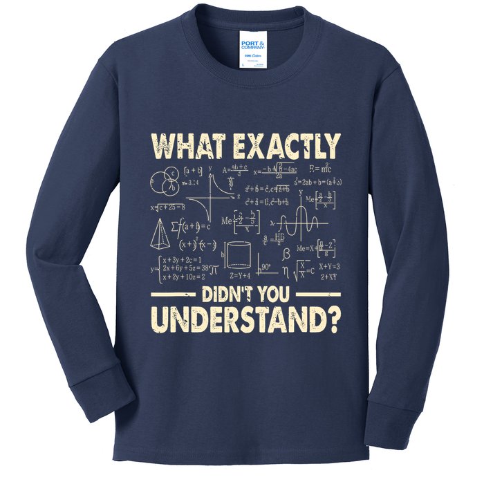 Funny Physicist Scienctist Nerd Geek Gift Physics Kids Long Sleeve Shirt