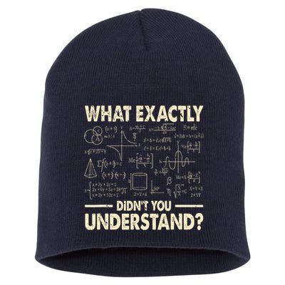 Funny Physicist Scienctist Nerd Geek Gift Physics Short Acrylic Beanie