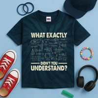 Funny Physicist Scienctist Nerd Geek Gift Physics Kids Tie-Dye T-Shirt