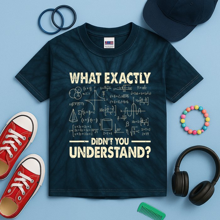 Funny Physicist Scienctist Nerd Geek Gift Physics Kids Tie-Dye T-Shirt