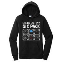 Funny Pilot Six Pack Aircraft Pilot Flying Airplane Women's Pullover Hoodie