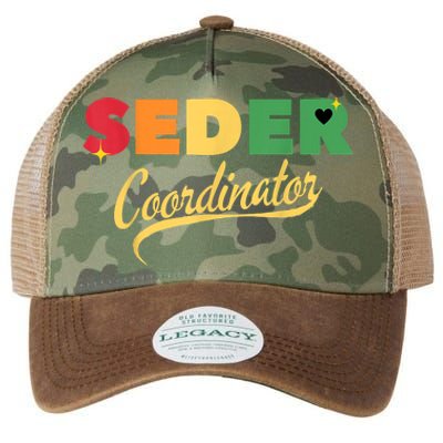 Funny Passover Seder Coordinator Jewish Passover Leader Legacy Tie Dye Trucker Hat