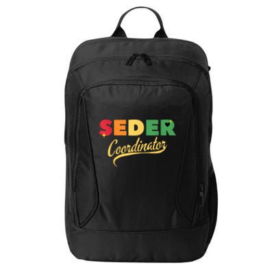 Funny Passover Seder Coordinator Jewish Passover Leader City Backpack