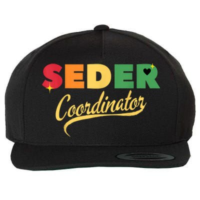 Funny Passover Seder Coordinator Jewish Passover Leader Wool Snapback Cap