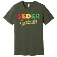 Funny Passover Seder Coordinator Jewish Passover Leader Premium T-Shirt