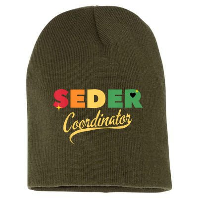 Funny Passover Seder Coordinator Jewish Passover Leader Short Acrylic Beanie