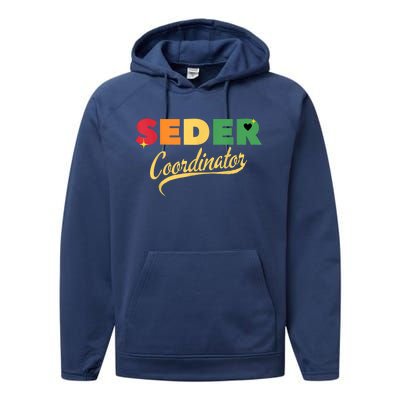 Funny Passover Seder Coordinator Jewish Passover Leader Performance Fleece Hoodie