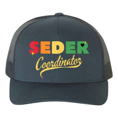 Funny Passover Seder Coordinator Jewish Passover Leader Yupoong Adult 5-Panel Trucker Hat