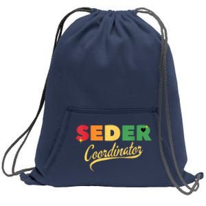 Funny Passover Seder Coordinator Jewish Passover Leader Sweatshirt Cinch Pack Bag