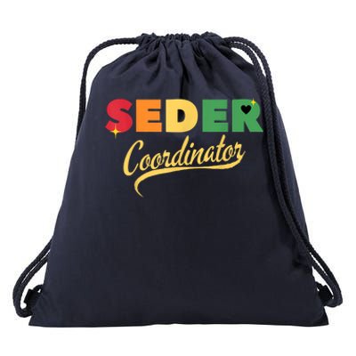 Funny Passover Seder Coordinator Jewish Passover Leader Drawstring Bag