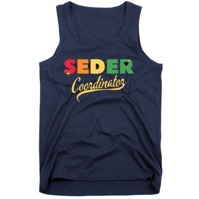 Funny Passover Seder Coordinator Jewish Passover Leader Tank Top