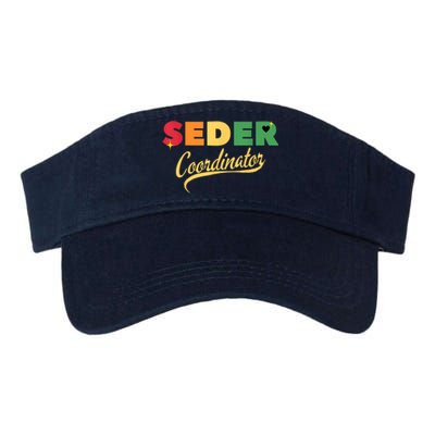 Funny Passover Seder Coordinator Jewish Passover Leader Valucap Bio-Washed Visor