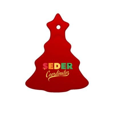 Funny Passover Seder Coordinator Jewish Passover Leader Ceramic Tree Ornament