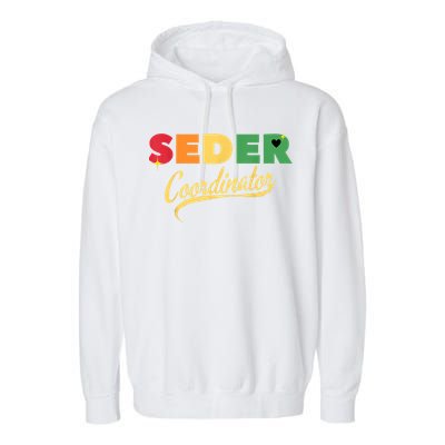 Funny Passover Seder Coordinator Jewish Passover Leader Garment-Dyed Fleece Hoodie