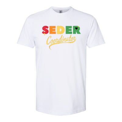 Funny Passover Seder Coordinator Jewish Passover Leader Softstyle CVC T-Shirt