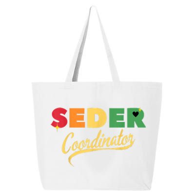 Funny Passover Seder Coordinator Jewish Passover Leader 25L Jumbo Tote