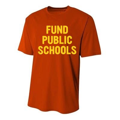 Fund Public Schools Raglan Baseball Performance Sprint T-Shirt